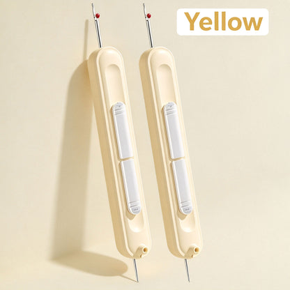 2PCS Upgraded 2 in 1 Automatic Needle Threaders Seam Ripper