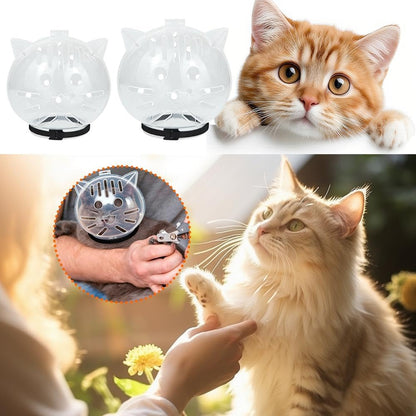 Cat Transparent Muzzle Breathable Face（2PCS）
