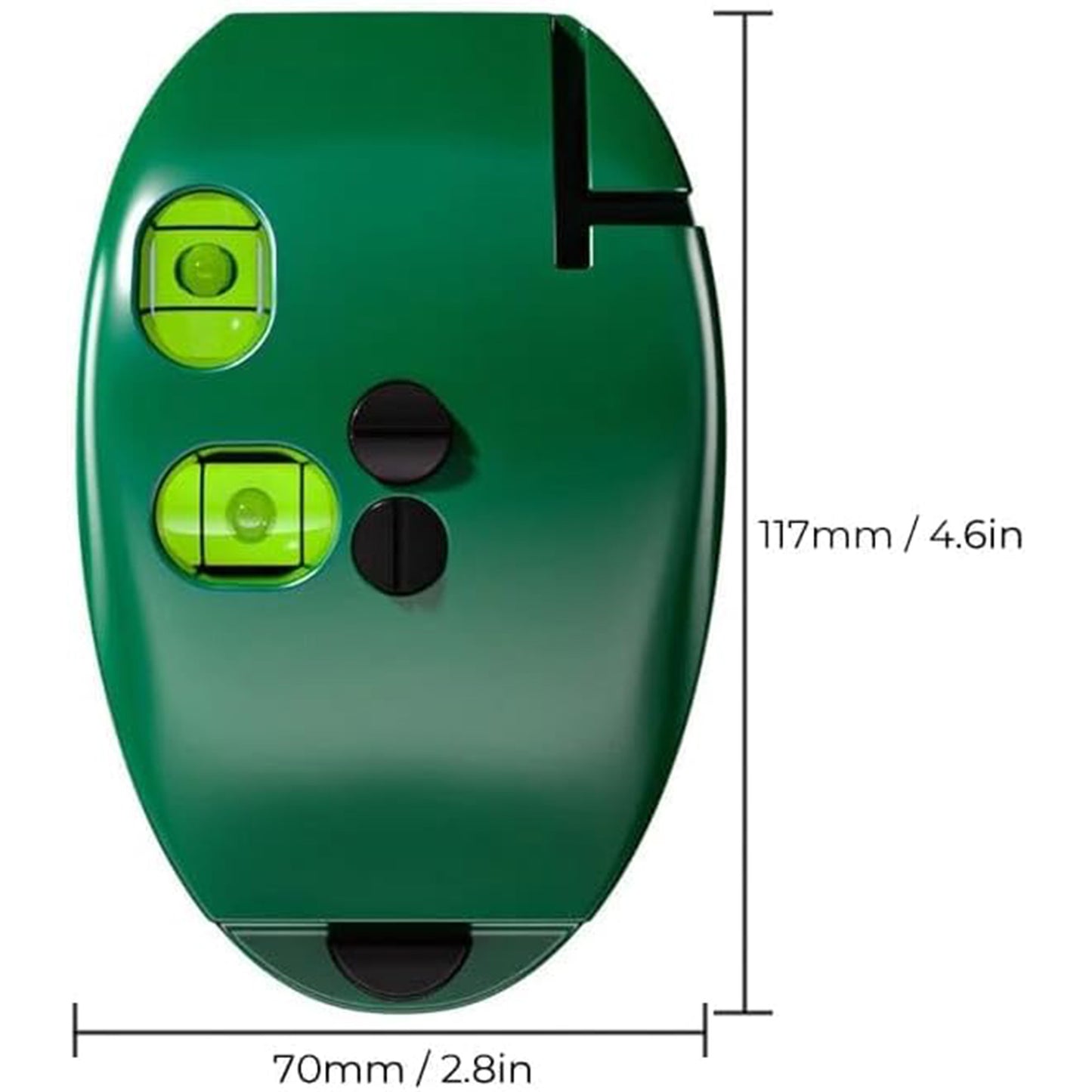 90 Degree Electronic Red Light Scale, Reds and Green Lights Level Positioning Light
