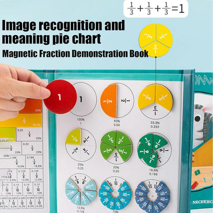 Magnetic Fraction Demonstration Book for Kids Learning