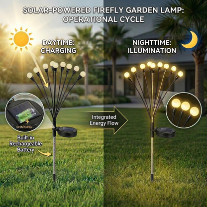 2PCS Outdoor Solar Firefly Lights