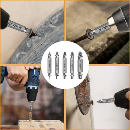 6PCS Damaged Screw Extractor Set
