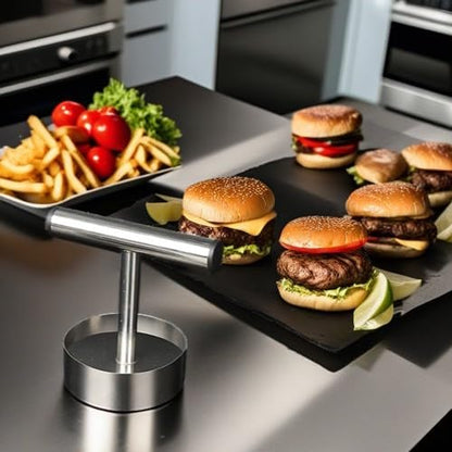 Stainless Steel Hamburger Press Patty Maker