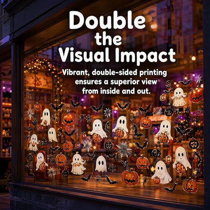 Halloween PVC Cling Decorative Stickers