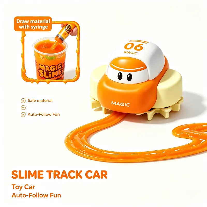 Electric Remote Control Race Track Car DIY Slime Road Builder Kit