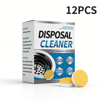 Garbage Disposal Cleaner Deodorizer Tablets - 12 Pack