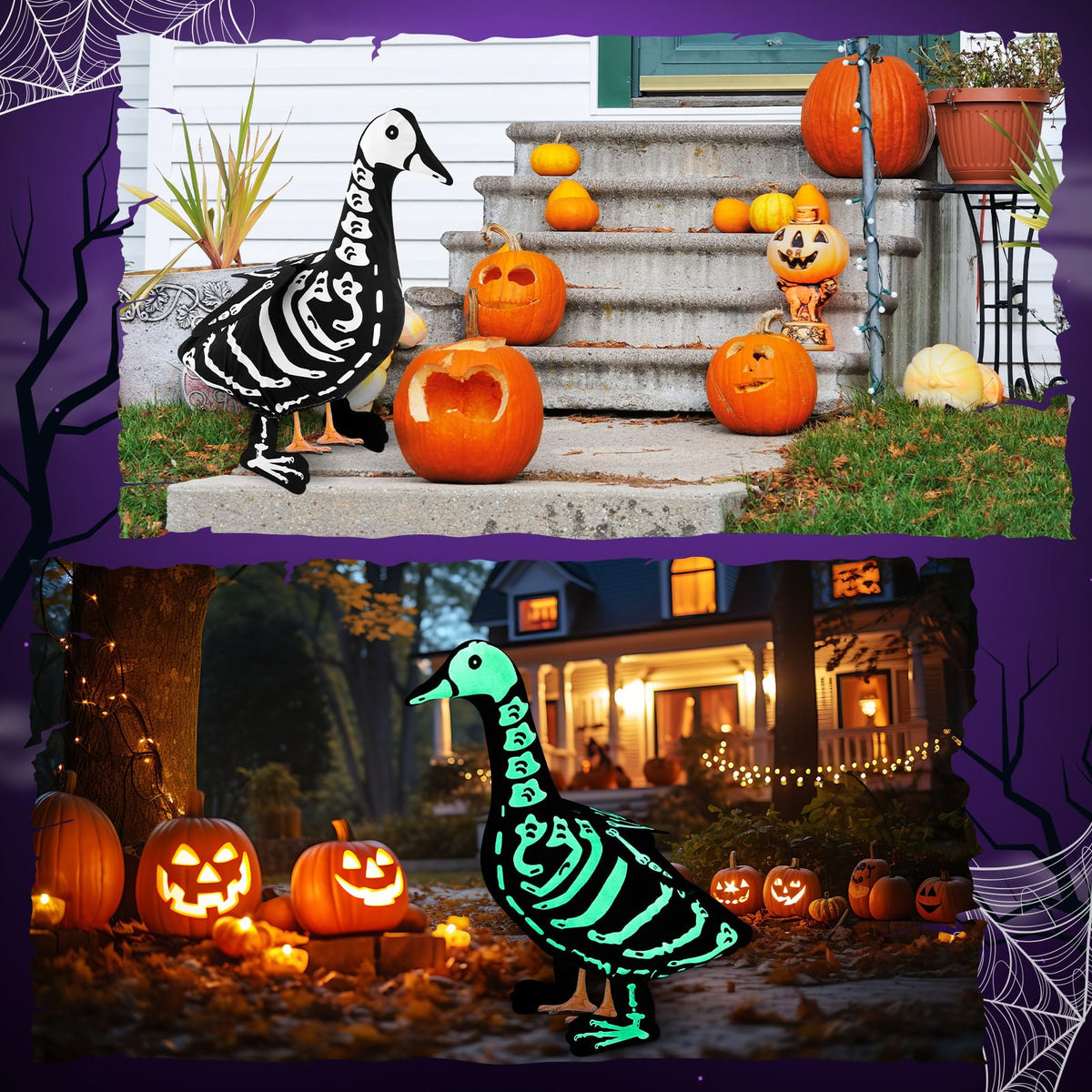 Halloween Porch Glow-in-the-Dark Costume Accessory: Goose Outfit