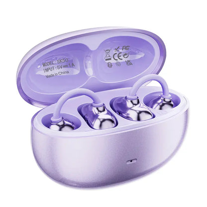 Open ear clip headphones, wireless Bluetooth 6.0 headphones