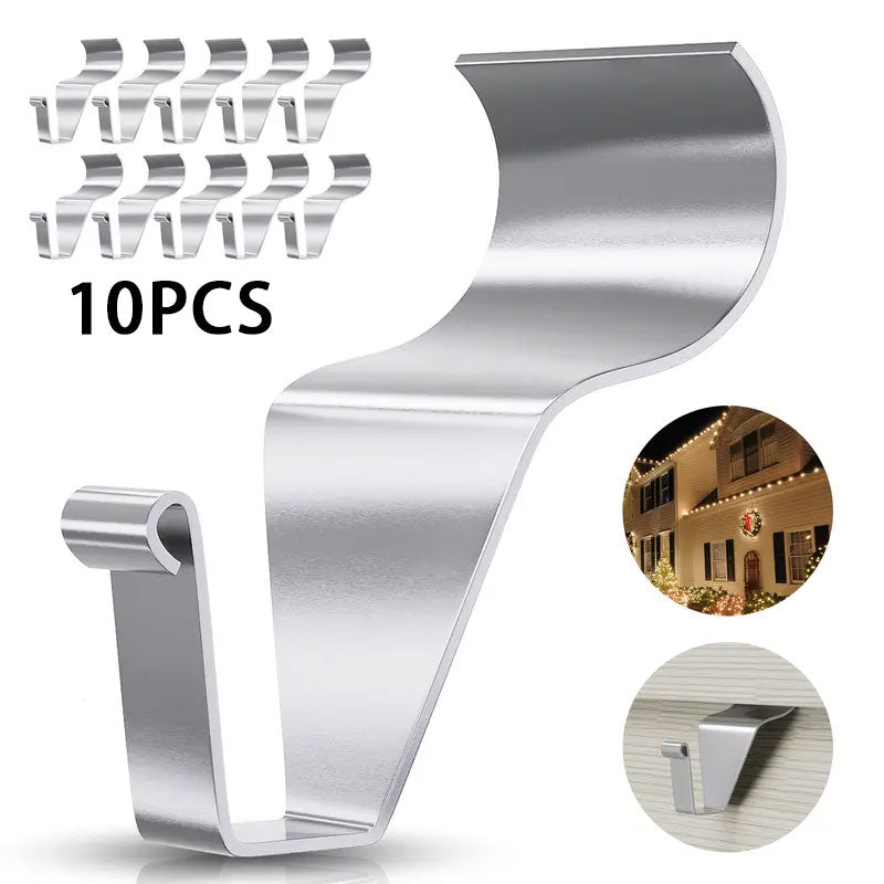 Vinyl Siding Hooks Hanger,10 Pack No Hole Siding Hanging Hanger