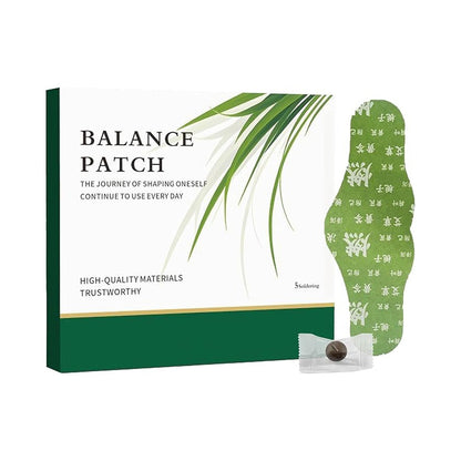 Japanese Herbal Balance Patch -  Plant-Based Ingredients, Comfortable Adhesive Design