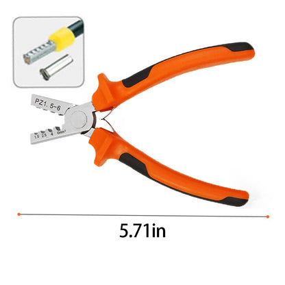 Small Crimping Plier for PZ1.5-6 Open Barrel Terminals & Heat Shrinkable Connections