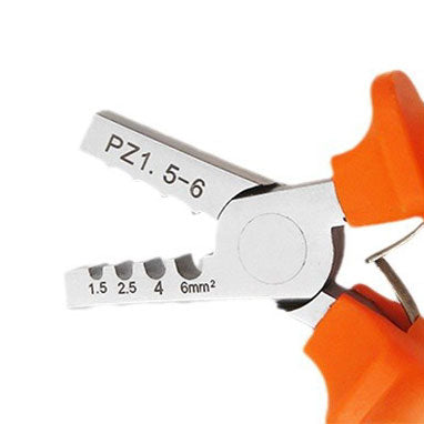 Small Crimping Plier for PZ1.5-6 Open Barrel Terminals & Heat Shrinkable Connections