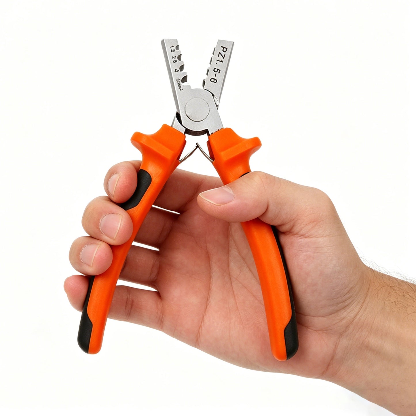 Small Crimping Plier for PZ1.5-6 Open Barrel Terminals & Heat Shrinkable Connections