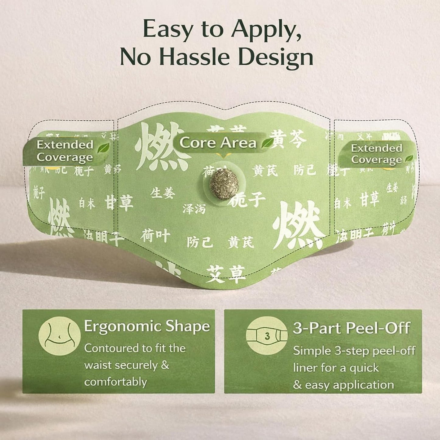 Japanese Herbal Balance Patch -  Plant-Based Ingredients, Comfortable Adhesive Design