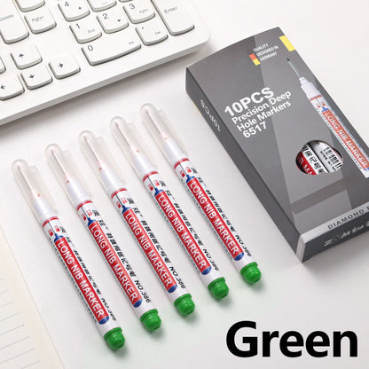 10Pcs 20mm Long Head Quick-Dry Waterproof Permanent Markers