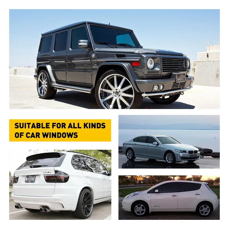 Uncut Roll Window Tint Film 1% 5% 15% 20% 35% 50% 70% VLT 20" x 10ft Feet Car Home Office Glass