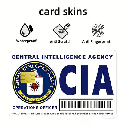 Credit Card Sticker Set – Waterproof Chip-Compatible Vinyl Skins for Debit, Transit Cards, Wallet & Car Decor