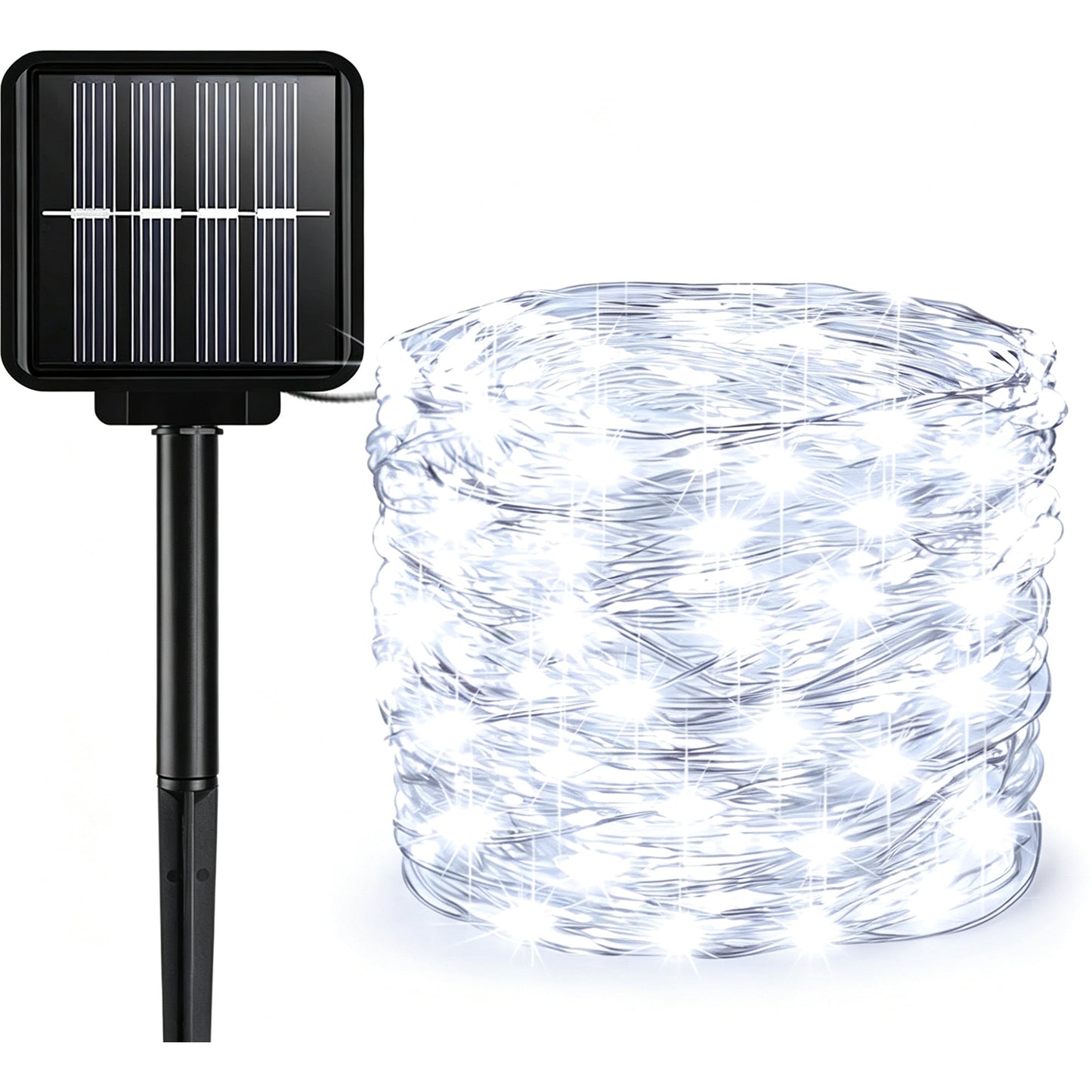 Outdoor solar string lights