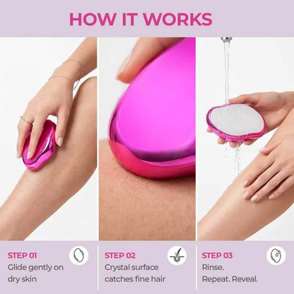 Glass Hair Remover - Hair Remover Exfoliator for Home Beauty