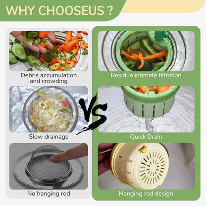 2PCS Cactus Kitchen Sink Drain Strainer