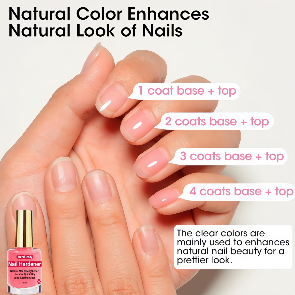 2-Pack Keratin-Infused Nail Care Liquid Coat