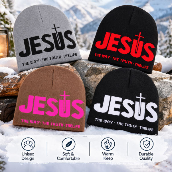 Unisex Y2000 Letter Jacquard Soft Knit Beanie Hat