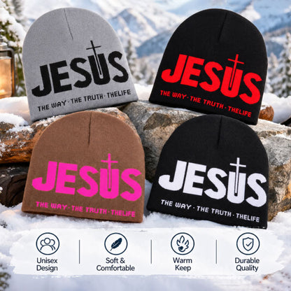 Unisex Y2000 Letter Jacquard Soft Knit Beanie Hat