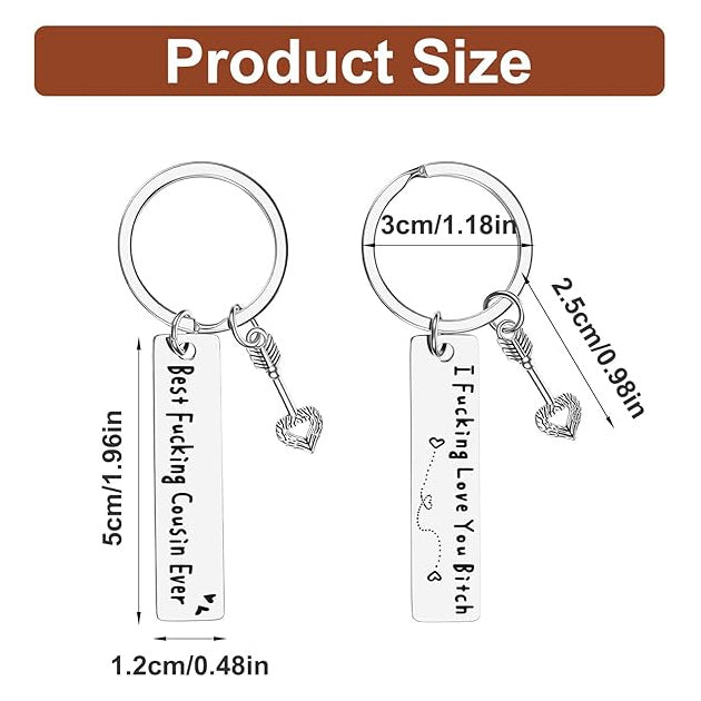 Best Friend Keychain