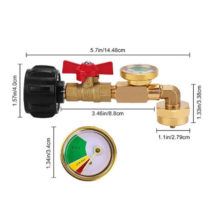 Propane Refill Adapter - Fill 1 Pound Bottles from 20lb Tank