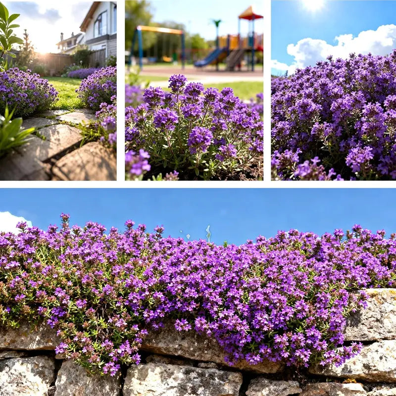 1,000 Creeping Thyme Seeds, Perennial Ground Cover