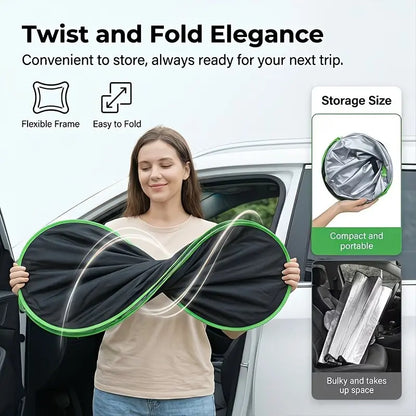2026 New Portable Heat-Insulating Vehicle Sunshade