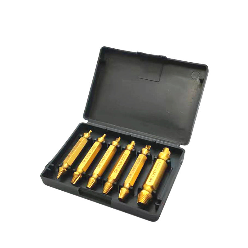 6PCS Damaged Screw Extractor Set