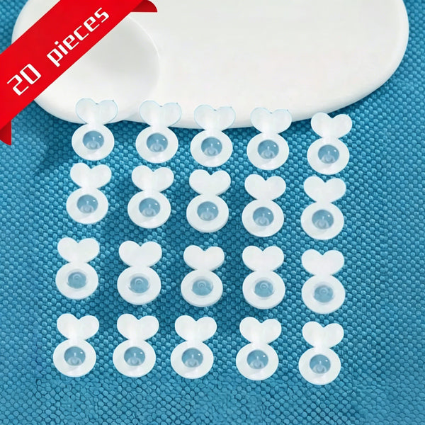 Silicone Earring Back Plugs, Invisible Support Pad for Preventing Ear Lobe from Drooping