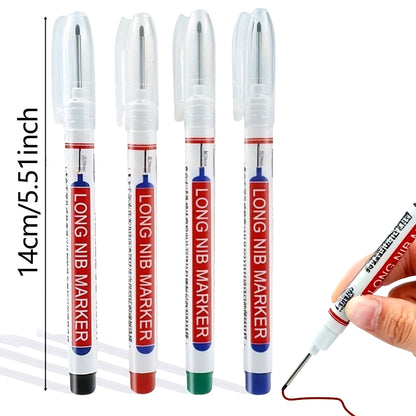 10Pcs 20mm Long Head Quick-Dry Waterproof Permanent Markers