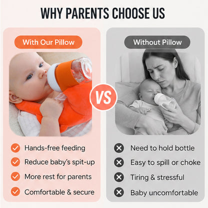 Newborn Self-Feeding Pillow with Bottle Support