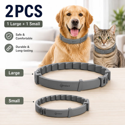 2PCS Adjustable pet collar