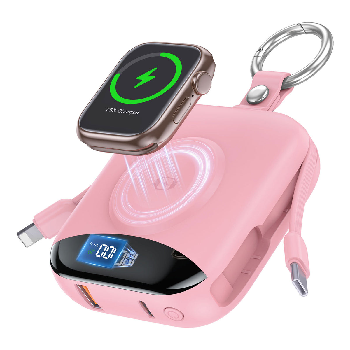 10000mAh Compact 3-in-1 Portable Power Bank