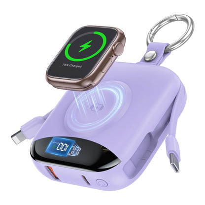 10000mAh Compact 3-in-1 Portable Power Bank