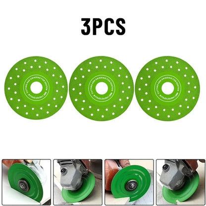 3-Piece Diamond Cutting Blades Set With 1.2" Ultra-Wide Multi-Pore Design