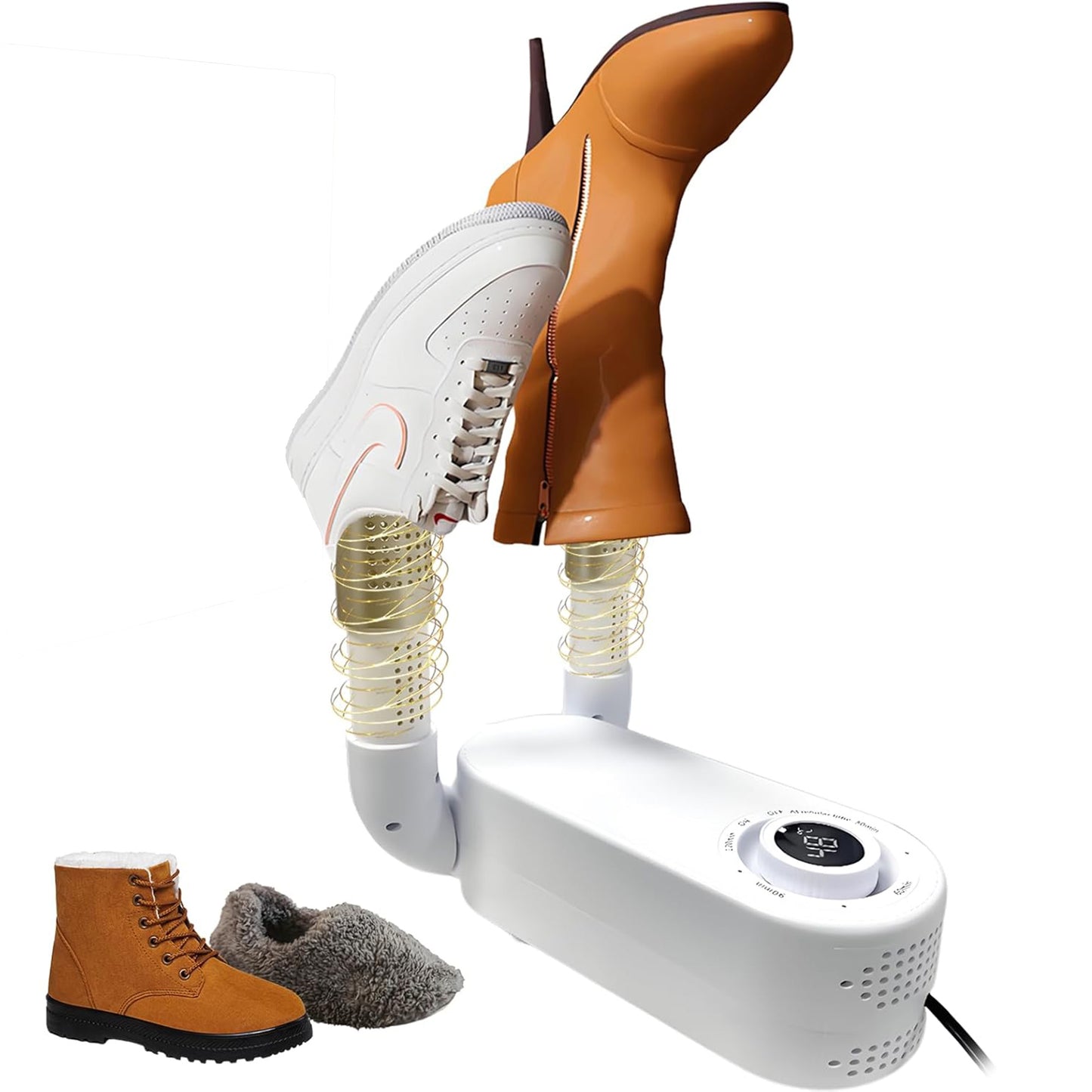 Shoe Dryer Glove Dryer, Intelligent Folding with 360°Heat Blower