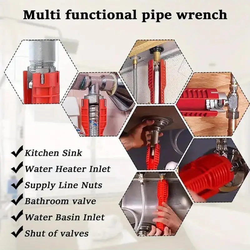 Fathers Day Gifts 14-in-1 Multi-functional Wrench for Toilet