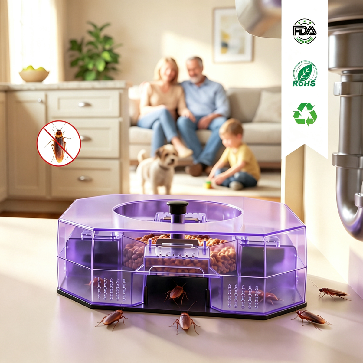 Reusable Effective Roach Trap