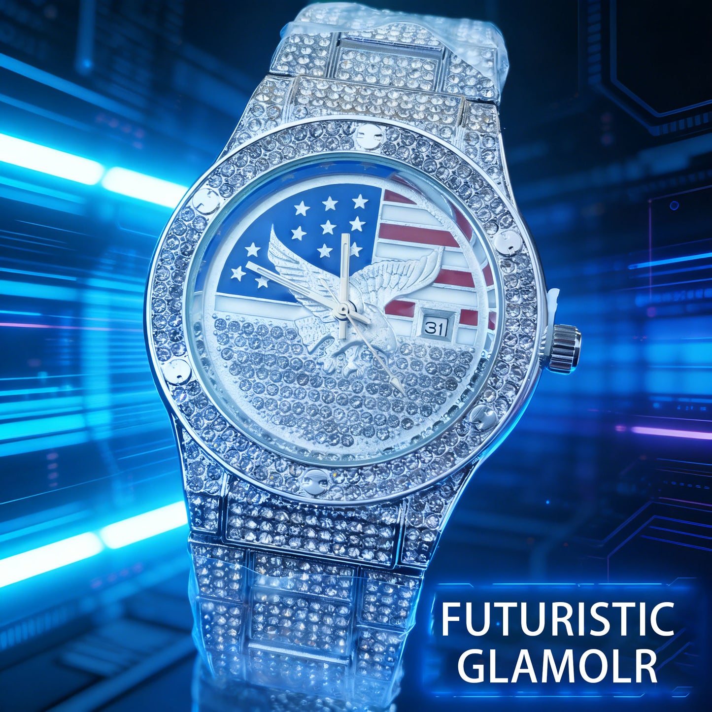 Rapper-Style Watch