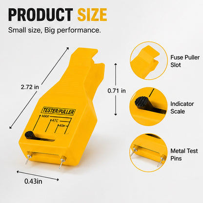 Multifunctional Automotive Blade Fuse Tester Puller for Mini/Standard Blade Fuse