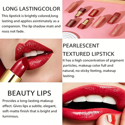 6-Piece Long-Lasting Matte Lipstick Set