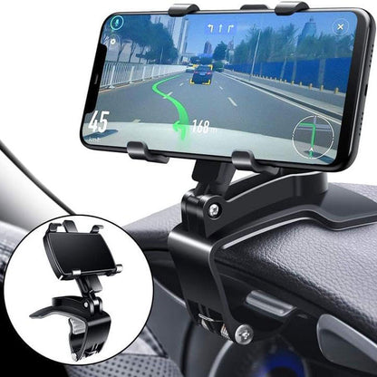 360-Degree Rotation Dashboard Car Phone Holder Suitable for 4-6.5 inch Phones