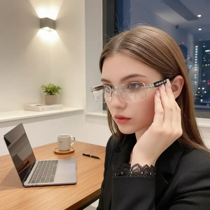 2PCS Rimless High Quality Eyewear