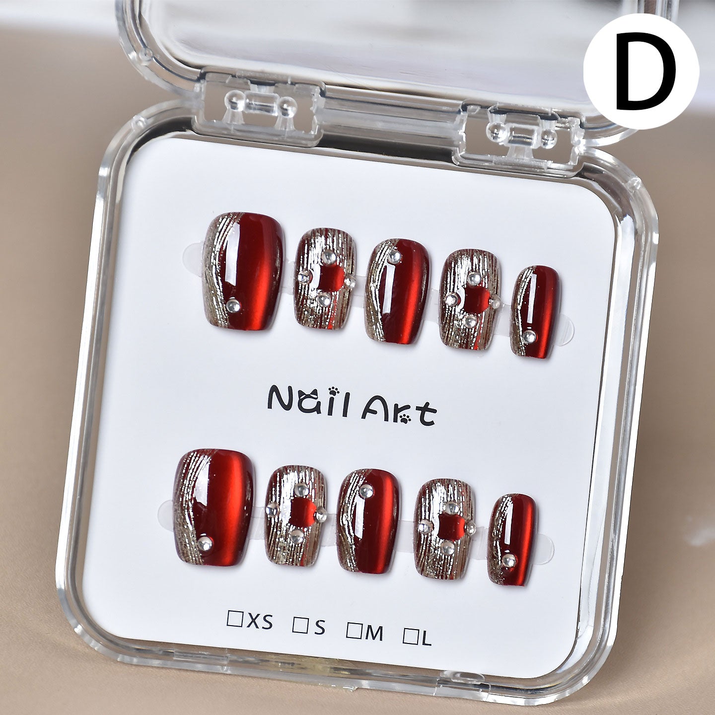 Press on Nails - Reusable False Nails for Women Girls Daily Wear Manicure