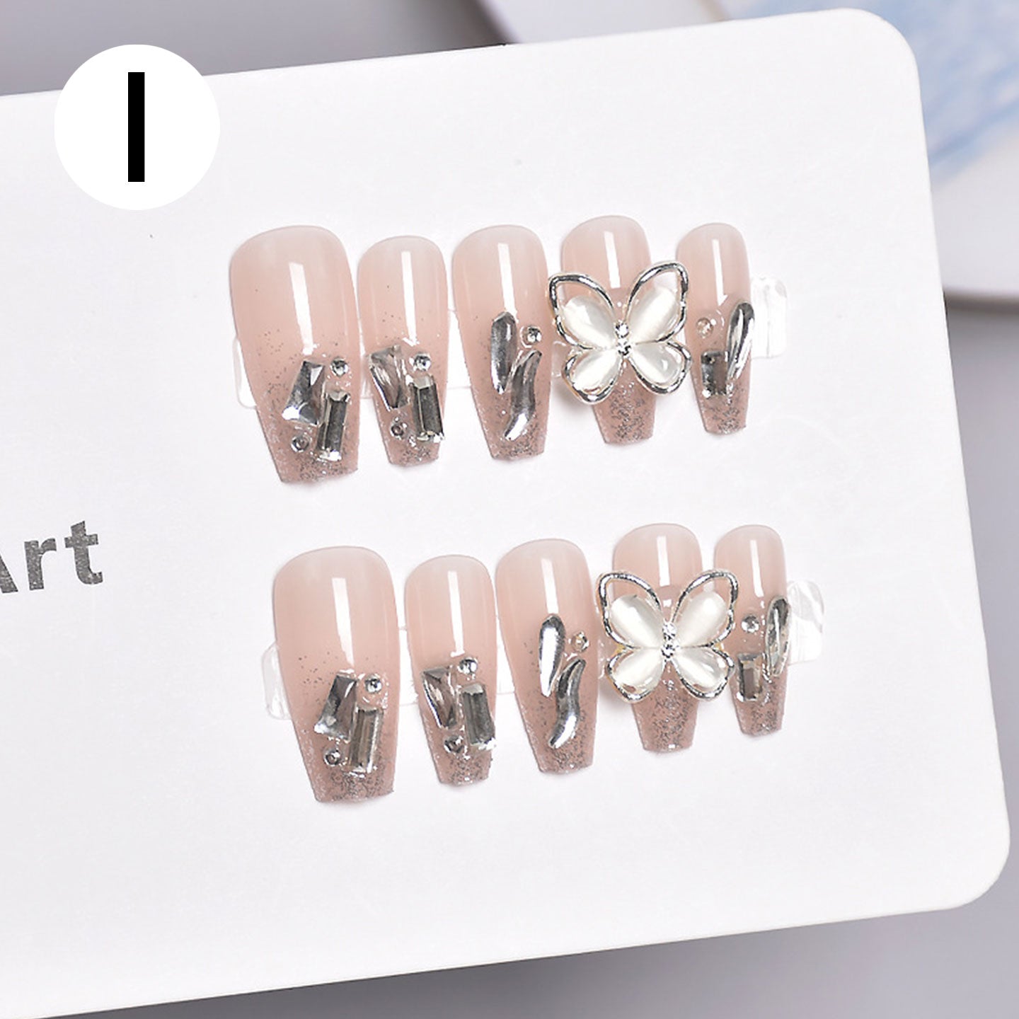 Press on Nails - Reusable False Nails for Women Girls Daily Wear Manicure