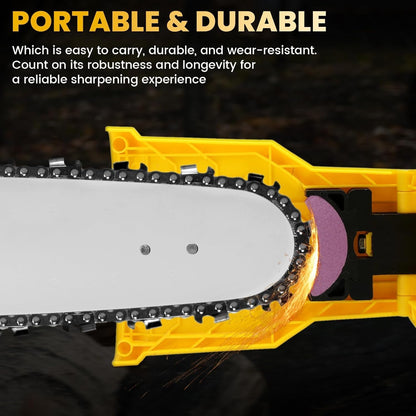 Electric Chainsaw Teeth Sharpener, Portable Fast Grinding Tool
